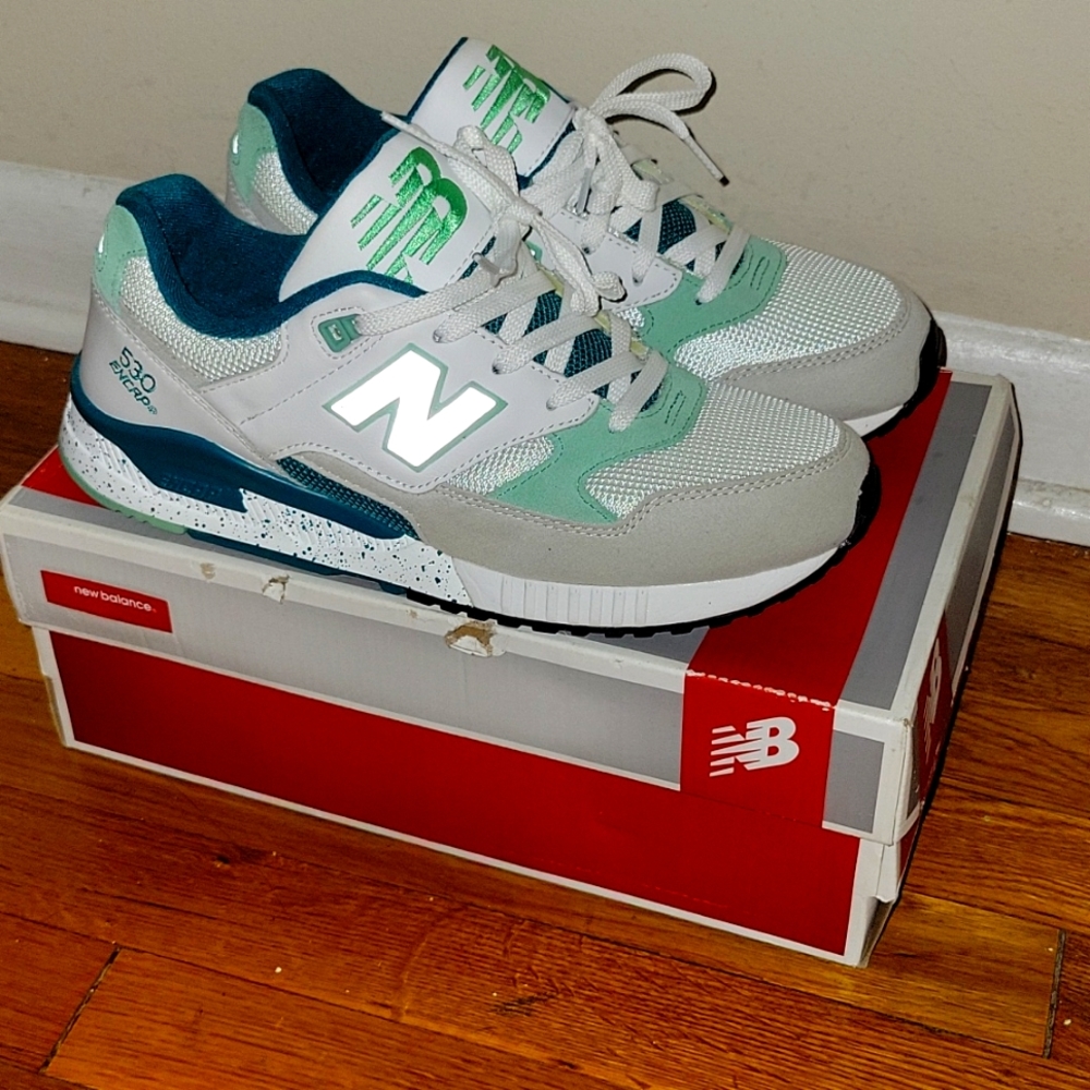 RARE. New Balance 530 Encap. Teal/Mint Green/Grey. US Men's 9